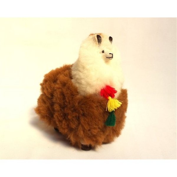 画像2: 100％アルパカ(アルパカブラウンLL)送料込み (2)