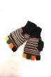 画像2: アルパカ100％手袋(ミトン付)手編み　送料無料 (2)