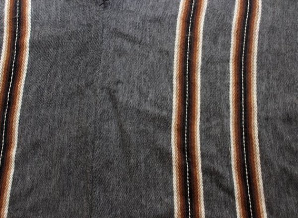 画像4: アルパカ　メンズポンチョ　アンデス民族衣装(送料無料) (4)