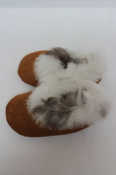 画像2: アルパカ毛スリッパ　子供用　(送料込み) (2)