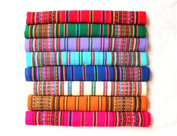 画像6: アンデス伝統布アワヨ おしゃれ（Mサイズ） (6)