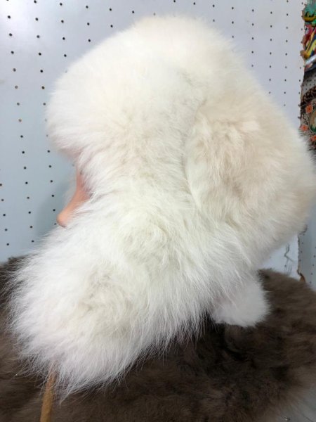 画像4: アルパカファー100％　ハット 送料無料 (4)