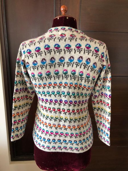 画像4: アルパカ100％　セーター（カーディガン）送料無料 (4)