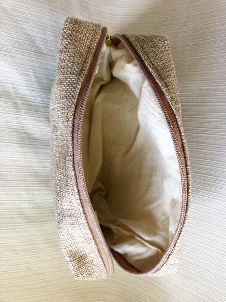 画像4: 伝統柄リネンポーチ(送料込み) (4)