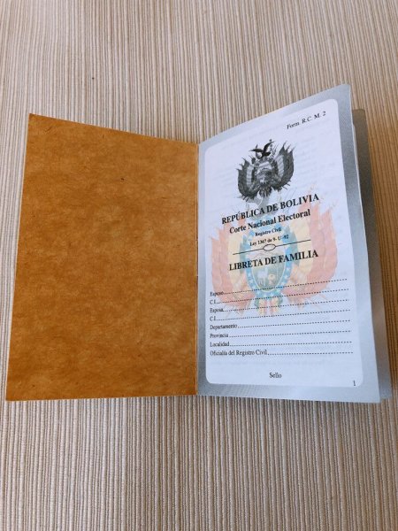 画像2: 結婚ミニチュア3点セット（家族手帳付）（送料込み） (2)