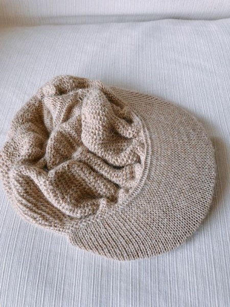 画像4: 手編み　アルパカ100％ニットキャップ(送料込み) (4)