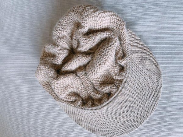 画像3: 手編み　アルパカ100％ニットキャップ(送料込み) (3)