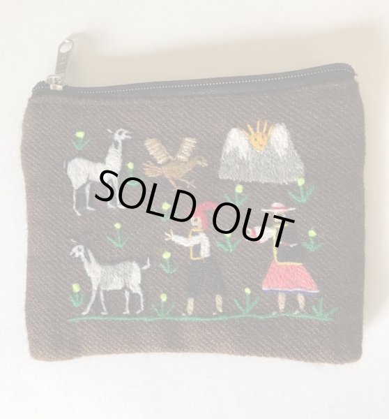 画像4: 手作りアンデス刺繍ケースセット(大、中サイズ)　送料無料 (4)