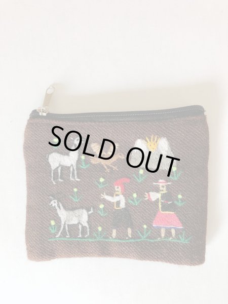 画像5: 手作りアンデス刺繍ケースセット(大、中サイズ)　送料無料 (5)