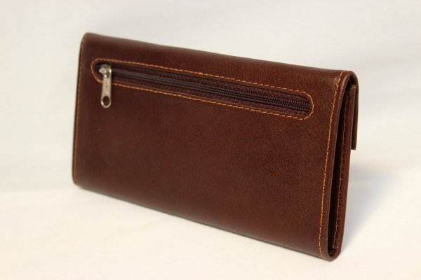 画像5: 本革のレザーウォレット財布 (送料込み) (5)