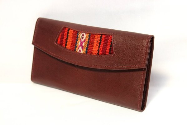 画像7: 本革のレザーウォレット財布 (送料込み) (7)