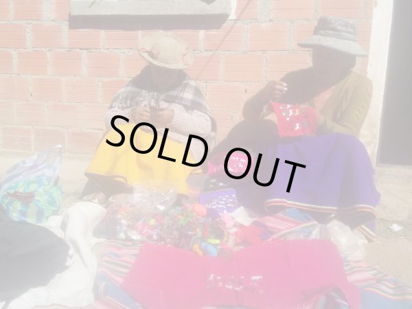 画像6: 手作りアンデス刺繍ケースセット(大、中サイズ)　送料無料 (6)