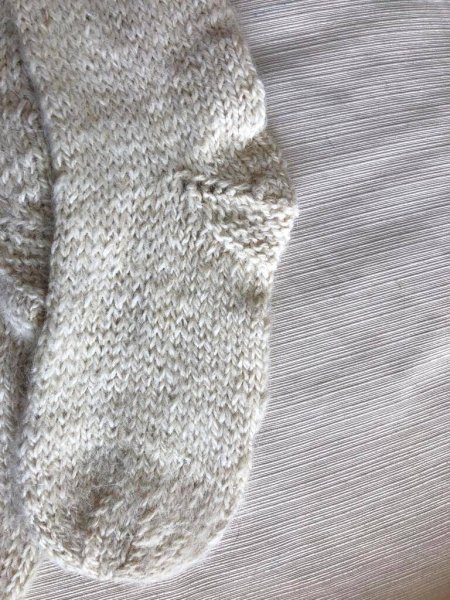 画像6: 靴下ソックス アルパカ100％ 温かい手編み 高品質 白色 送料無料 (6)