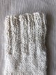 画像5: 靴下ソックス アルパカ100％ 温かい手編み 高品質 白色１足〜３足セット 送料無料 (5)
