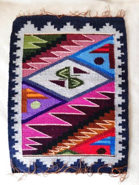 画像3: タペストリーランチョンマット アルパカ製（鳥）送料無料 (3)