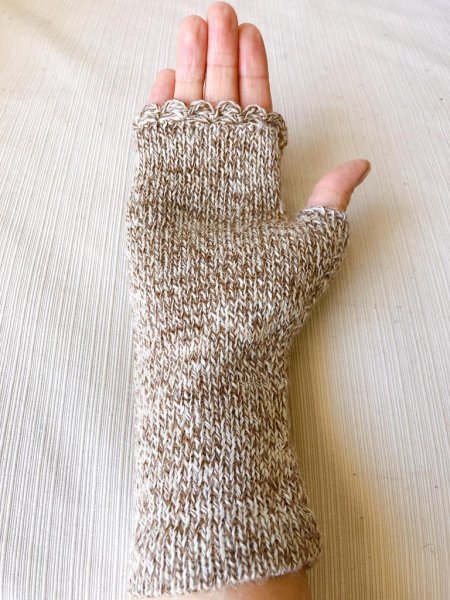 画像7: 指なし手袋 アルパカ100％ アームウォーマー 温かい 高級 スマホ対応 ナチュラル天然毛 送料無料 (7)