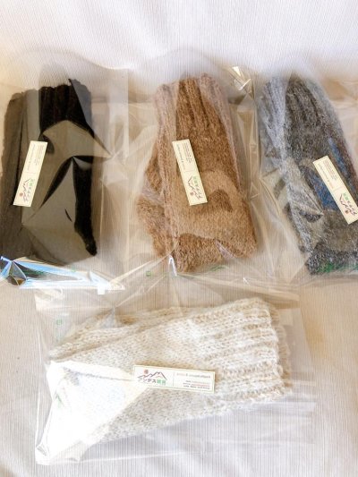 画像3: 靴下ソックス アルパカ100％ 温かい手編み 高品質 白色１足〜３足セット 送料無料