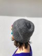 画像3: 手編みアルパカ100％ニット帽子可愛い 花 (送料込み) (3)