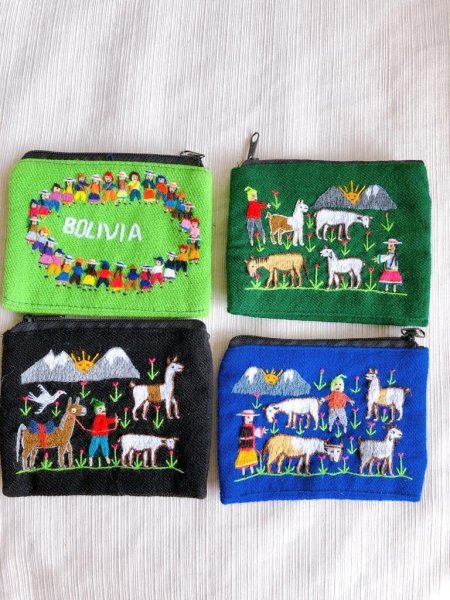 画像5: 手作りアンデス刺繍ケース 中 送料無料 (5)