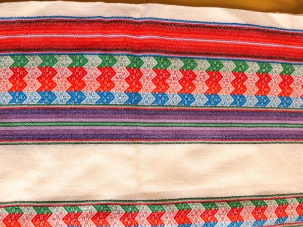 画像3: テーブルクロス アンデス伝統布アワヨ おしゃれ（M,L）送料無料 (3)