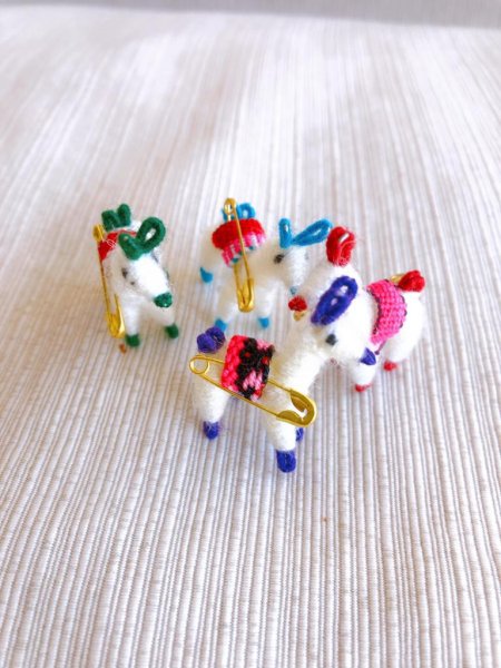 画像7: リャマ(ラマ)のピンバッチ 手作り（送料無料） (7)