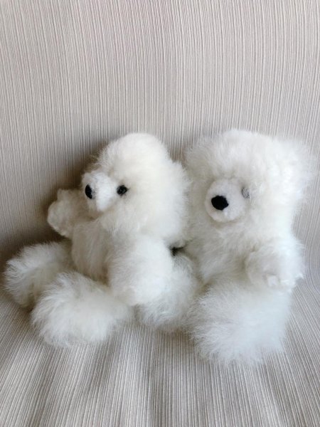 画像3: ミニベアセット３体 くま ベビーアルパカぬいぐるみ ふわふわ 高品質リアル (3)