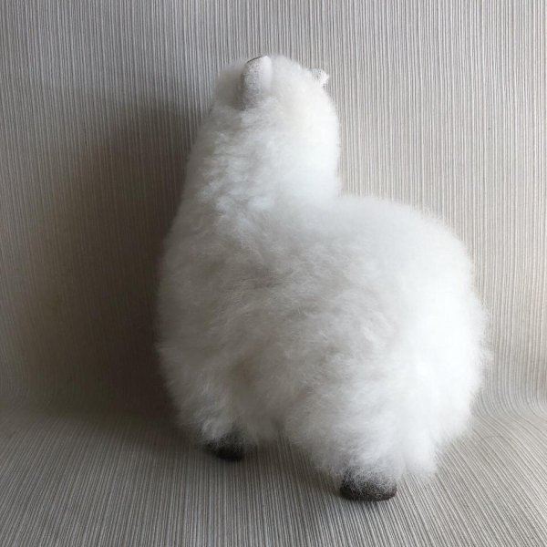 画像8: ぬいぐるみ 100％アルパカ リアルM 送料込み (8)