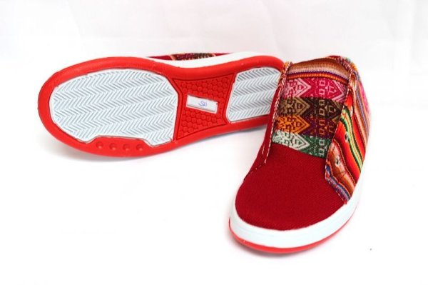 画像5: 伝統布のスニーカー（アンデスの布アワヨ）送料無料 (5)