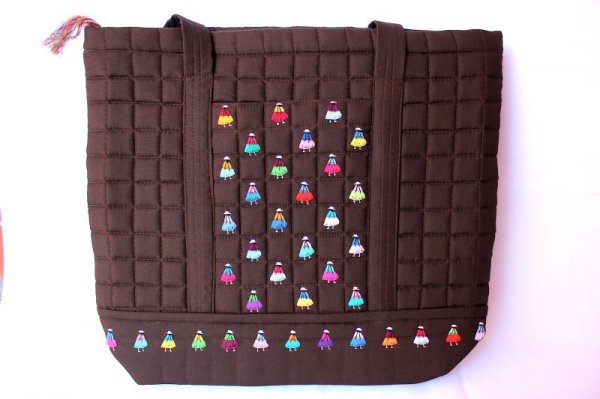 画像4: 手作り　アンデス刺繍トートバック(送料無料) (4)