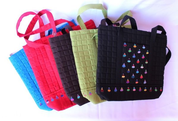 画像5: 手作り　アンデス刺繍トートバック(送料無料) (5)