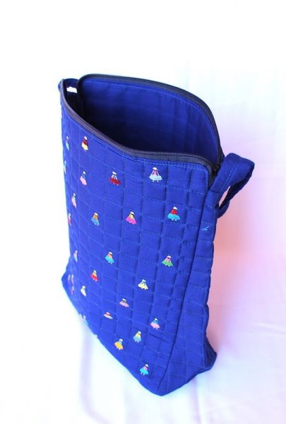 画像4: 手作り　アンデス刺繍バック(送料込み) (4)