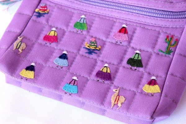 画像4: 手作り　アンデス刺繍ポシェット(送料込み） (4)