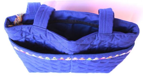 画像4: 手作り　アンデス刺繍バッグ(送料込み) (4)