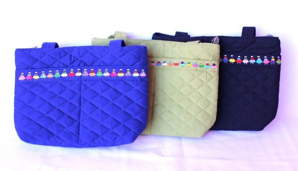 画像5: 手作り　アンデス刺繍バッグ(送料込み) (5)