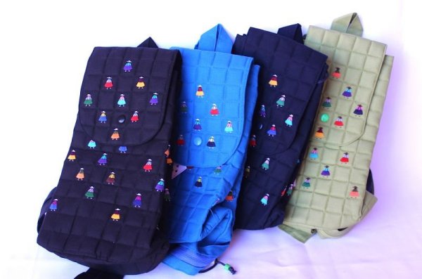 画像5: 手作り　アンデス刺繍ミニリュック(送料込み) (5)