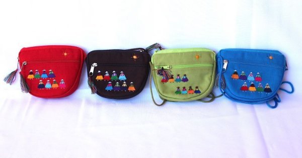 画像5: アンデス刺繍ミニポシェット(送料込み)  (5)