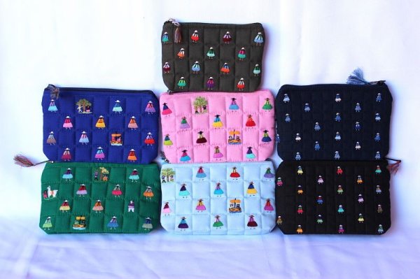 画像4: アンデス刺繍ポーチ(送料込み) (4)