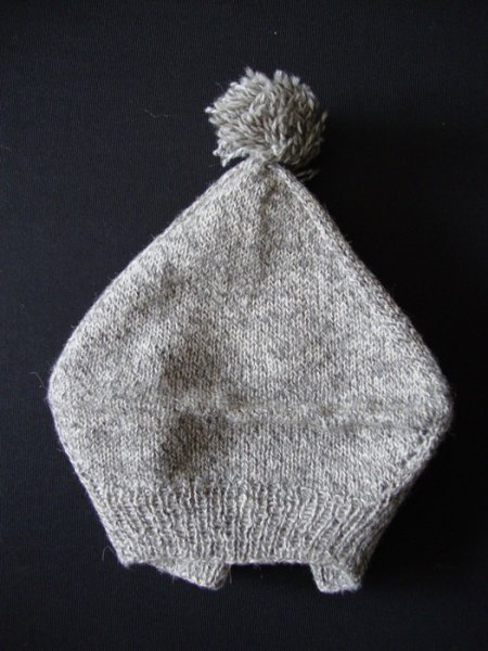 画像1: アルパカ100％　ニットベレー帽(送料込み) (1)