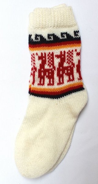 画像4: アルパカソックス　ナチュラルカラー(送料込み) (4)