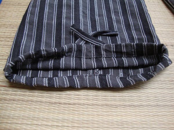 画像4: 綿100％　コットンパンツ グレイ (送料無料) (4)