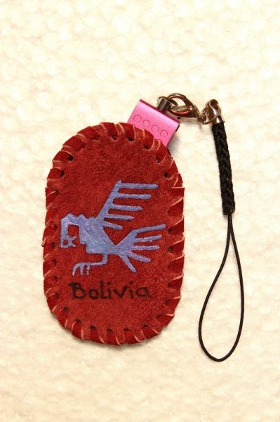 画像3: ２個お買い上げでもう一つプレゼント！（ラマ革の印鑑ケース）レッド　送料無料 (3)