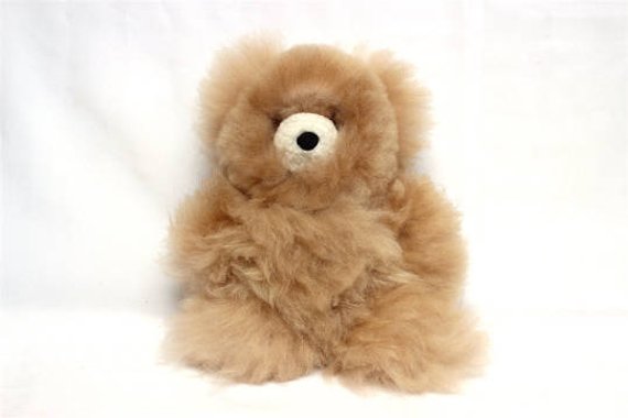 アルパカ毛100％ テディベア ぬいぐるみ くま teddybear